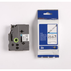 Brother Hse251 sort-hvid krympeflex-tape