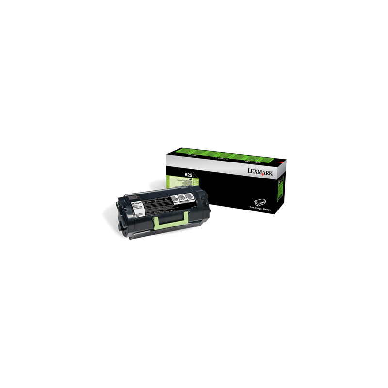 Tonerpatron 62D2000 Sort 622