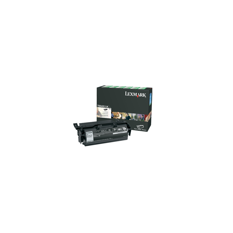 Tonerpatron T654X11E Sort T654