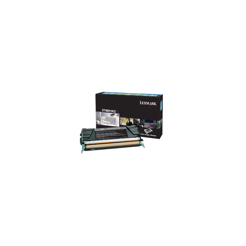 Tonerpatron X746H1KG Sort X746