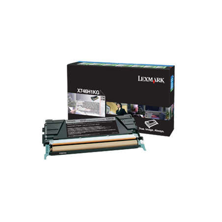 Tonerpatron X746H1KG Sort X746