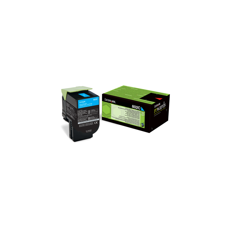 Tonerpatron 80C20C0 Cyan 802C