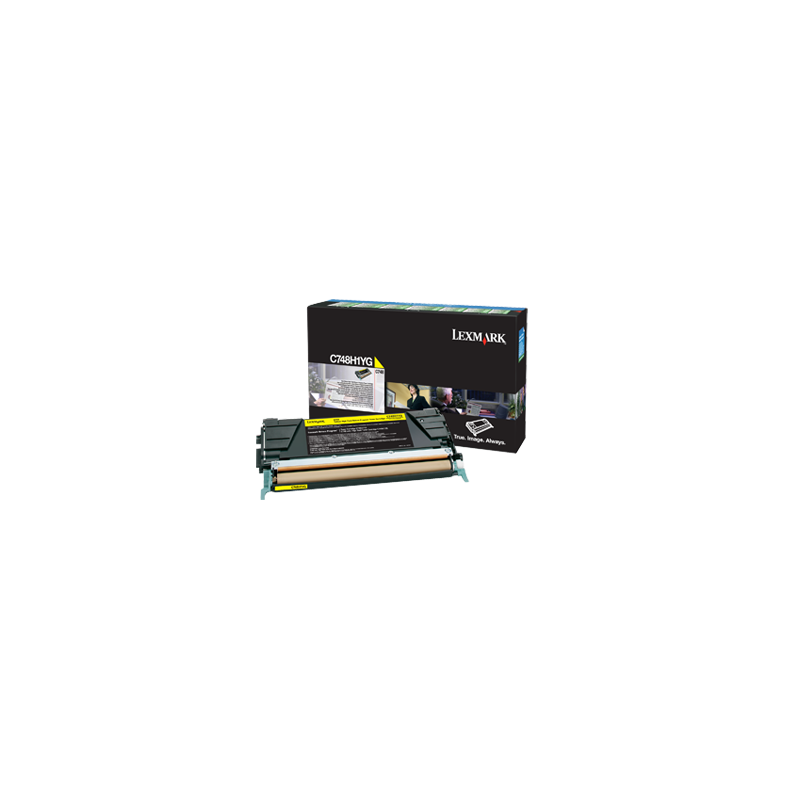 Tonerpatron C748H1YG Gul C748