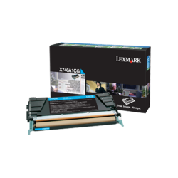 Tonerpatron X746A1CG Cyan X746