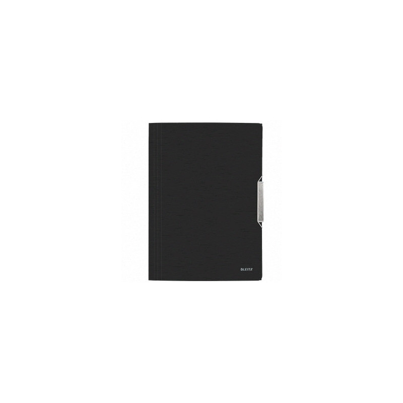 Elastikmappe 3-klap Leitz Style PP A4 sort