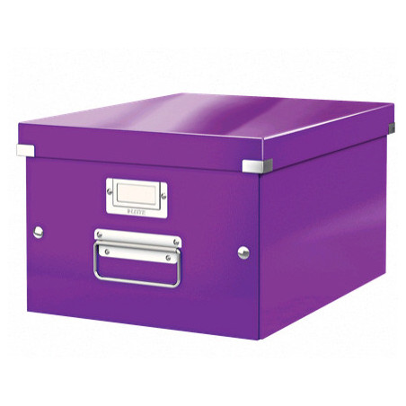 Arkivboks Click & Store Medium WOW lilla 60440062