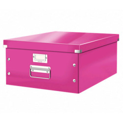 Arkivboks Click & Store stor WOW pink