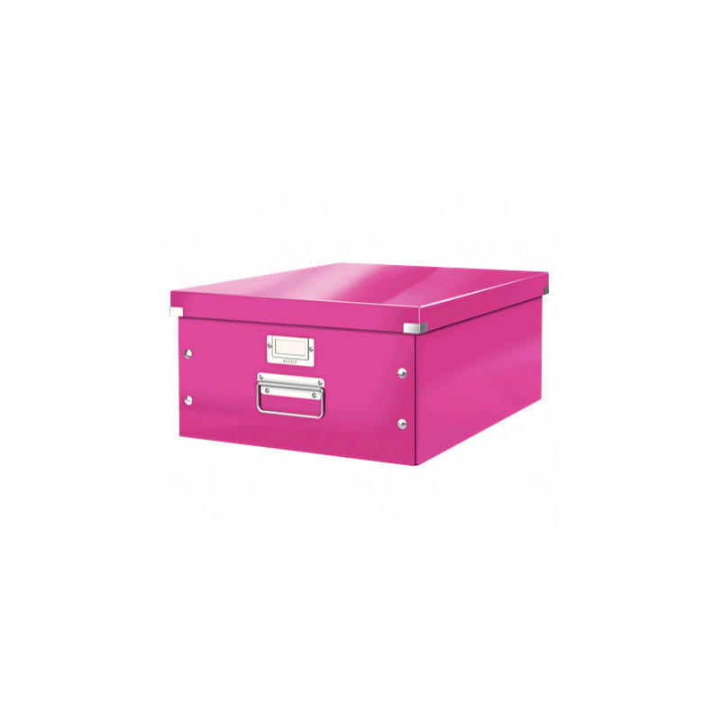 Arkivboks Click & Store stor WOW pink