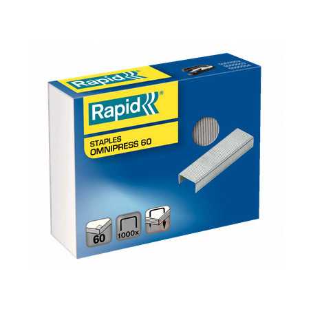 Hæfteklamme Rapid Omnipress 60 æske m. 1000