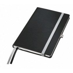 Notesblok Style A5 Hardcover linjeret 80ark Sort