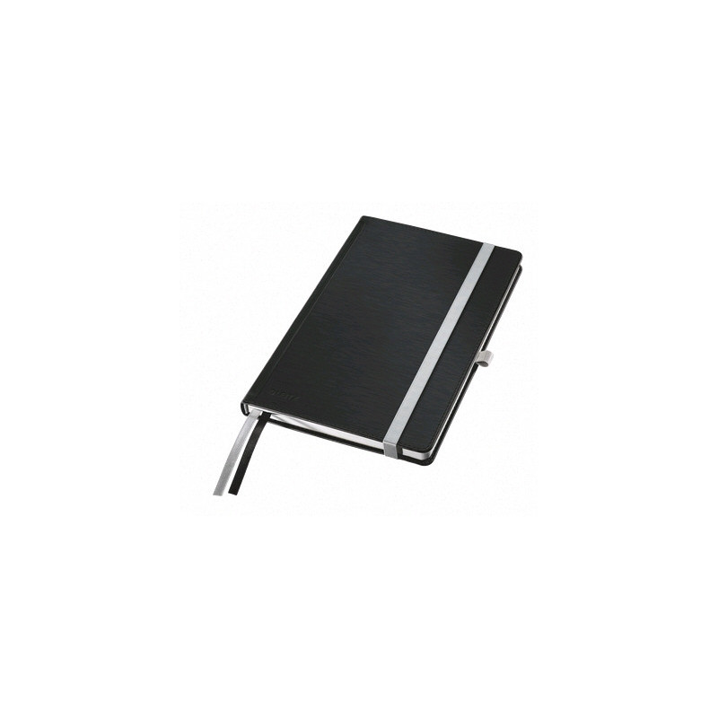 Notesblok Style A5 Hardcover linjeret 80ark Sort