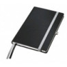 Notesblok Style A5 Hardcover linjeret 80ark Sort