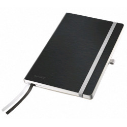 Notesblok Style A5 Softcover linjeret 80ark sort