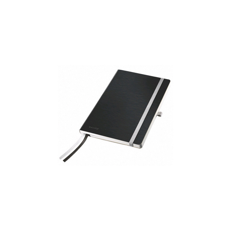 Notesblok Style A5 Softcover linjeret 80ark sort