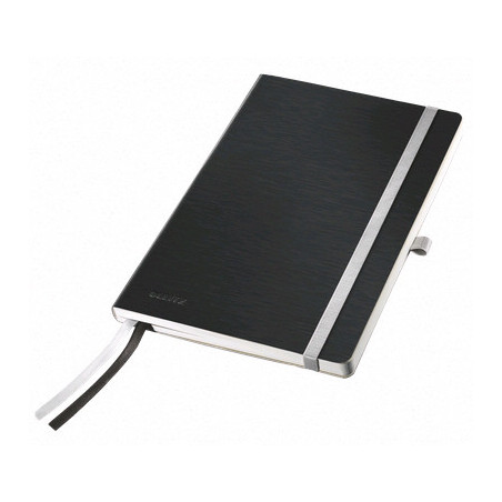 Notesblok Style A5 Softcover linjeret 80ark sort