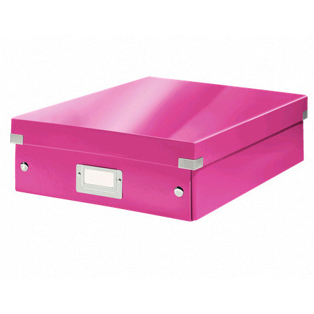 Organizer boks Click & Store Medium WOW pink