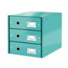 Skuffekabinet Click&Store 3 skuffer WOW isblå 60480051