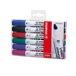 Whiteboardmarkere rund spids 2