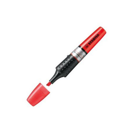 Stabilo luminator 140-71-40 Rød m. stor blækbeholder (5stk)
