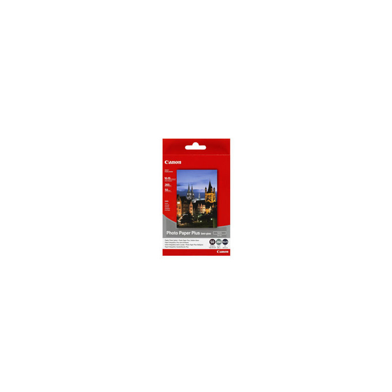 Canon 10x15 SG-201 SemiGloss Plus Fotopapir 50ark (260gsm)