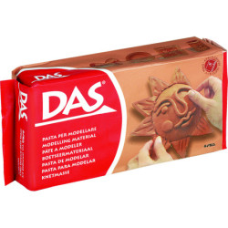 DAS Modellervoks. 500g. Teracotta varenr. 387100