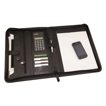 Konferencemappe A4 med lommeregner Monolith 2881