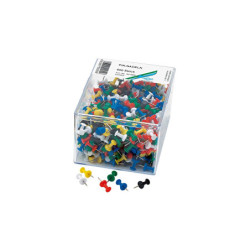 Kortnåle PushPinn 600 stk. assorterede farver Wedo 54600