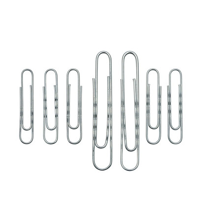 Clips  77mm. 100 stk. Bølgeform. varenr. 12475100