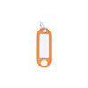 Nøglering med vedhæng 100 stk. orange 262801806