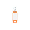Nøglering m.S-vedhæng. 100 stk.  Orange varenr. 262803406