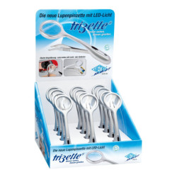 Pincet med lup og LED lys varenr. 271771554