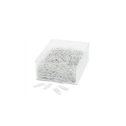 Clips plastovertrukne 27mm. 1000 stk HVID varenr. 901244600