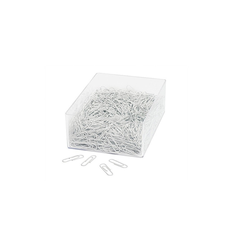 Clips plastovertrukne 27mm. 1000 stk HVID varenr. 901244600 Clips plastovertrukne 27mm. 1000 stk HVID varenr. 901244600