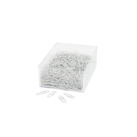 Clips plastovertrukne 27mm. 1000 stk HVID varenr. 901244600