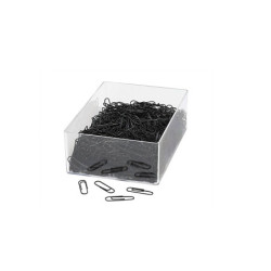 Clips plastovertrukne 27mm. 1000 stk SORT varenr. 901244601