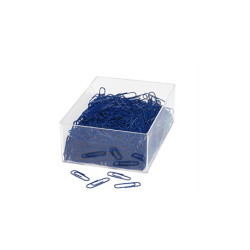 Clips plastovertrukne 27mm. 1000 stk BLÅ varenr. 901244603