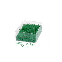 Clips plastovertrukne 27mm. 1000 stk GRØN varenr. 901244604