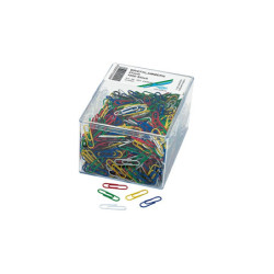 Clips plastovertrukne 27mm. 1000 stk Assorterede 901244699