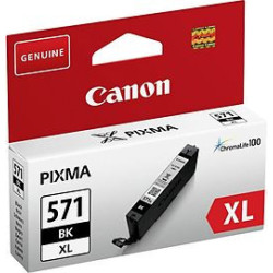 Blækpatron CLI-571BK XL sort høj kapacitet 0331C001 Original Canon