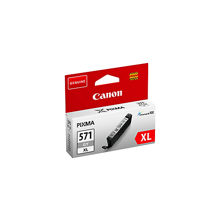 Blækpatron CLI-571GY XL gråt blæk høj kap. 0335C001 Original Canon