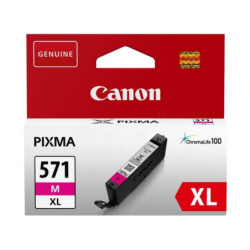 Blækpatron CLI-571M XL magenta blæk høj kap. 0333C001 Original Canon