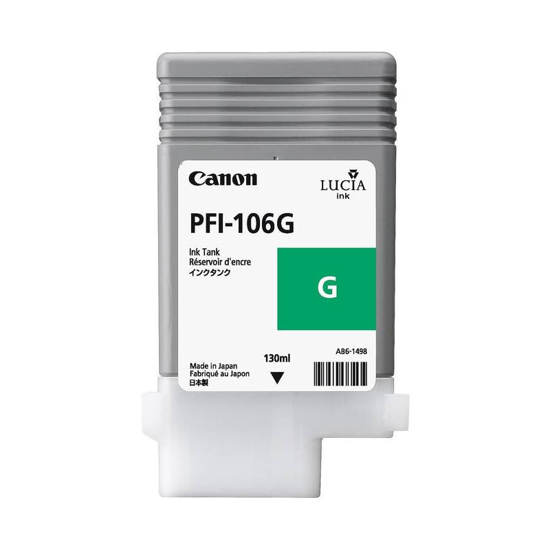 Blækpatron PFI-106G grøn blæk 6628B001AA Original Canon