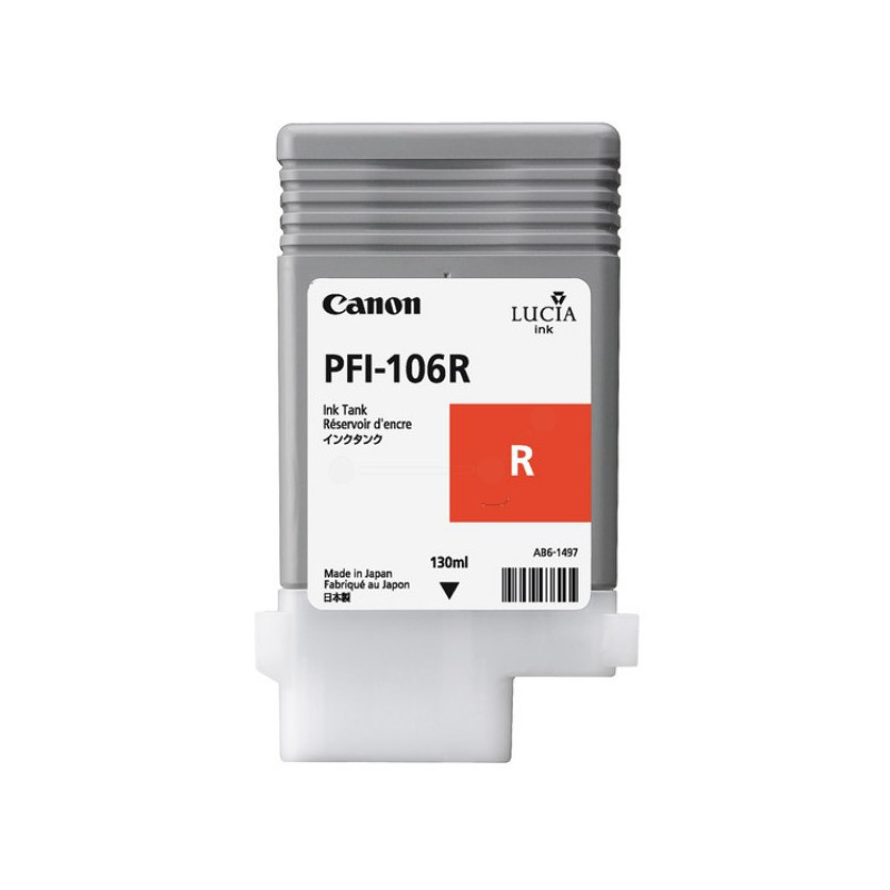 Blækpatron PFI-106R rød blæk 6627B001AA Original Canon