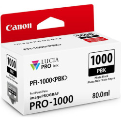 Blækpatron PFI-1000PBK photo sort blæk 0546C001 Original Canon
