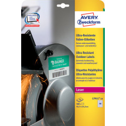Avery L7911-10 Ekstremt modstandsdygtige og elastiske etiketter