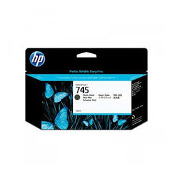 Blækpatron HP nr. 745 mat sort F9J99A Original (130ml)