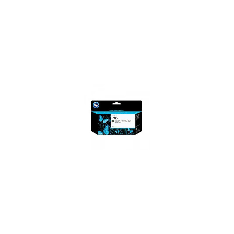 Blækpatron HP nr. 745 mat sort F9J99A Original (130ml)