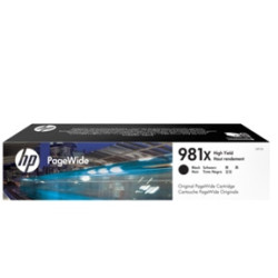 Blækpatron HP nr. 981X XL sort PageWide L0R12A Original (11.000s)