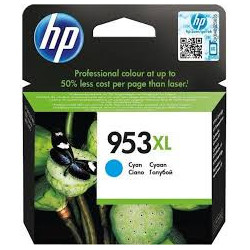 Blækpatron HP nr. 953XL HY Cyan F6U16AE Original (1600s)