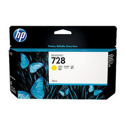 Blækpatron HP nr. 728 gul F9J65A Original (130ml)